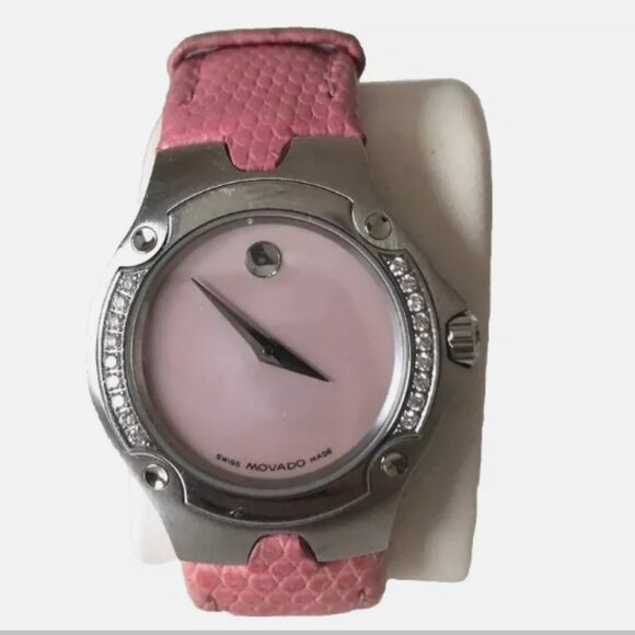 MOVADO WOMANS WATCH DIAMONDS - Picture 1 of 3